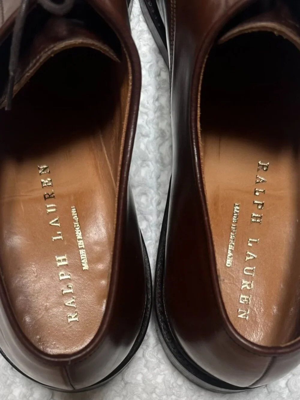 Ralph Lauren Brown Cordovan Dress Shoes
